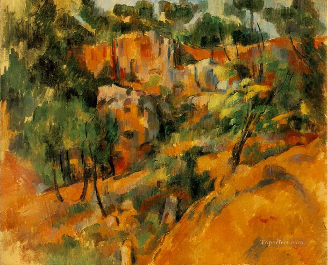 Corner of Quarry Paul Cezanne Oil Paintings